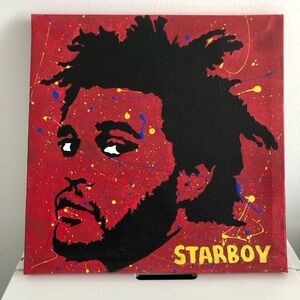 The Weeknd Acrylic Painting
